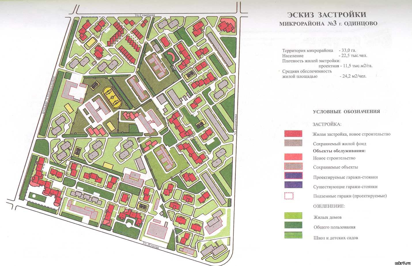 План застройки одинцово 1